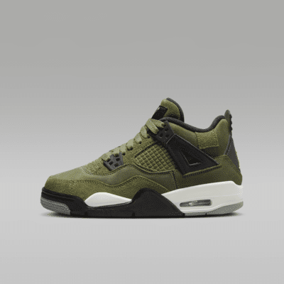 Air Jordan 4 Retro SE Craft Older Kids Shoes. Nike SG